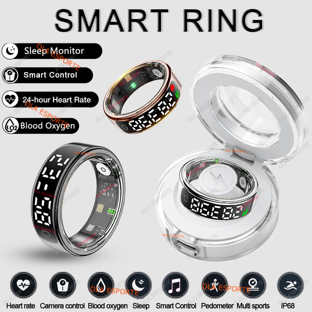 Smart Ring Health - R13 Smart Ring with Display Screen