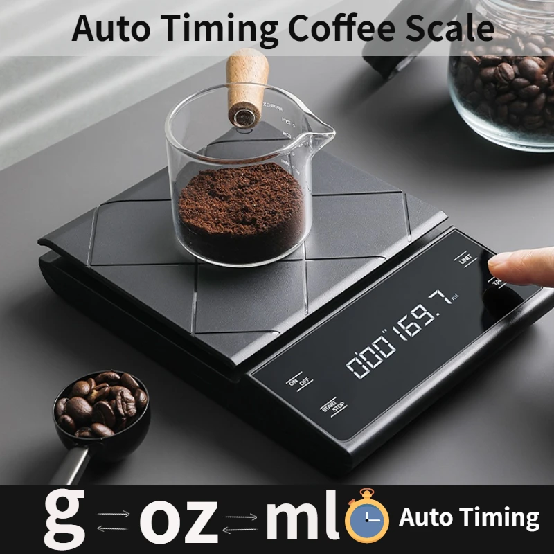 Kitchen Electronics Gadgets - USB Charging Kitchen Coffee Scale with