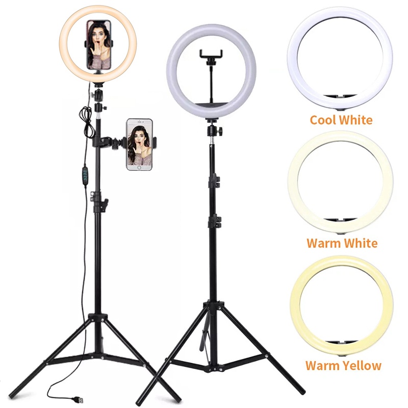 6/10/12 Inch LED Selfie Ring L - Auto Tracking Tripod recension och pris