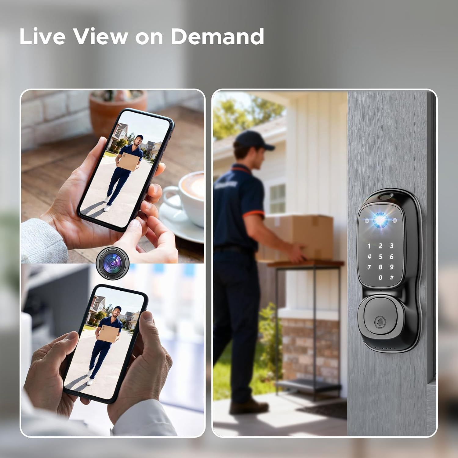 Tuya Wifi Smart Door Lock ‎Cam - Electronics & Gadgets Icon recension och pris