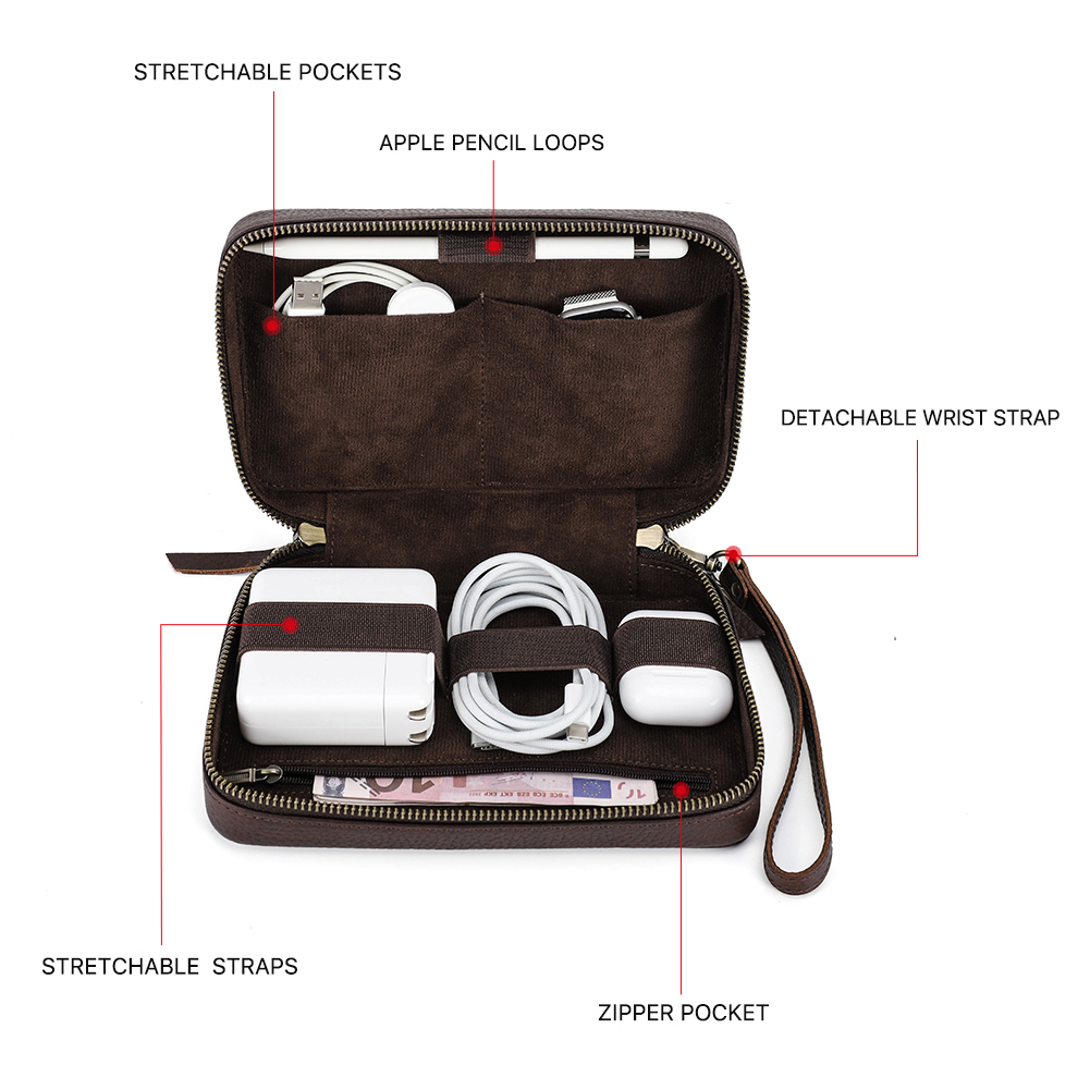 Genuine Leather Portable USB D - Electronics And Gadgets With A recension och pris
