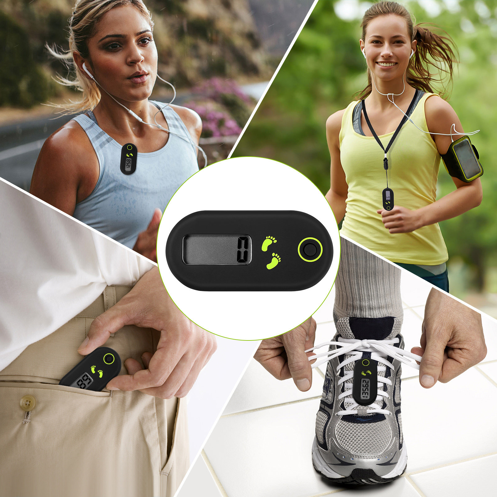 Electronic Pedometer Portable  - Electronics Home Gadgets recension och pris