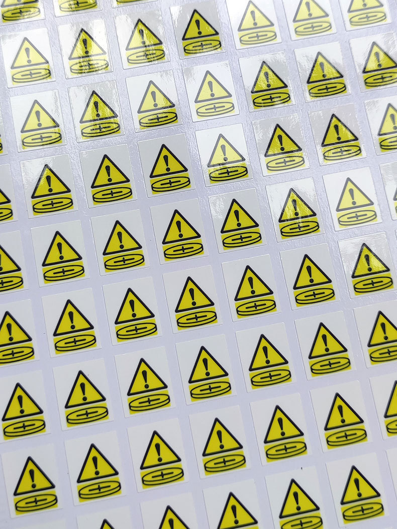 Square PVC Safety Warning Deca - Electronics And Gadgets With A recension och pris