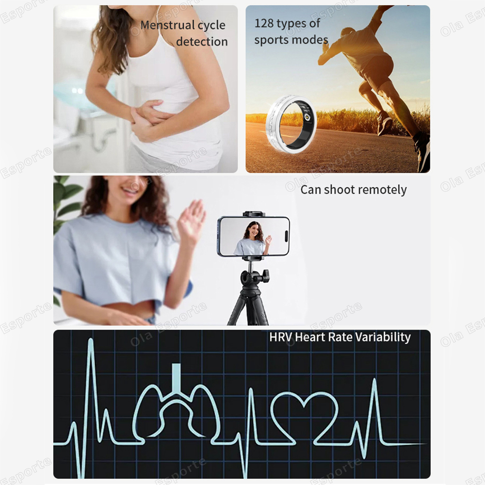 2025 New Smart Ring Lady Heart - Smart Ring Health recension och pris