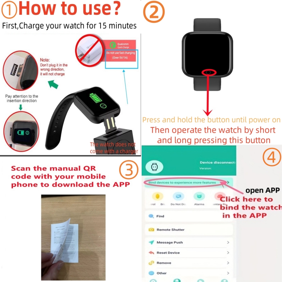 Smart Watch Message Remind Mus - Smart Watch Kids recension och pris