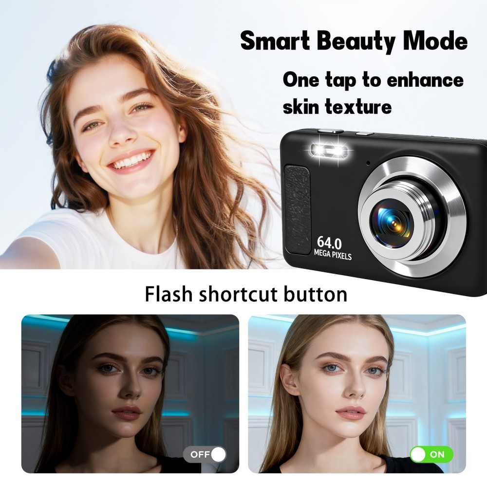 4K Ultra HD Portable Digital C - Electronics Home Gadgets recension och pris