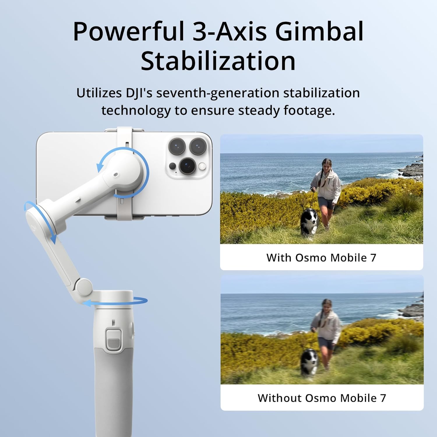 DJI Osmo Mobile 7 Gimbal Stabi - Auto Tracking Tripod recension och pris