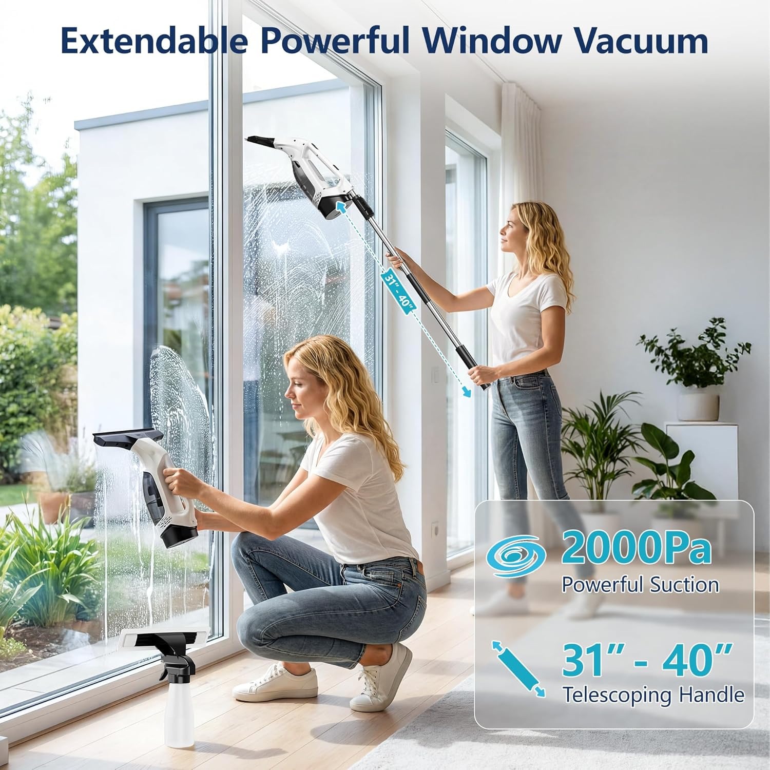 2000Pa Handheld Window Vacuum  - Electro Gadgets recension och pris