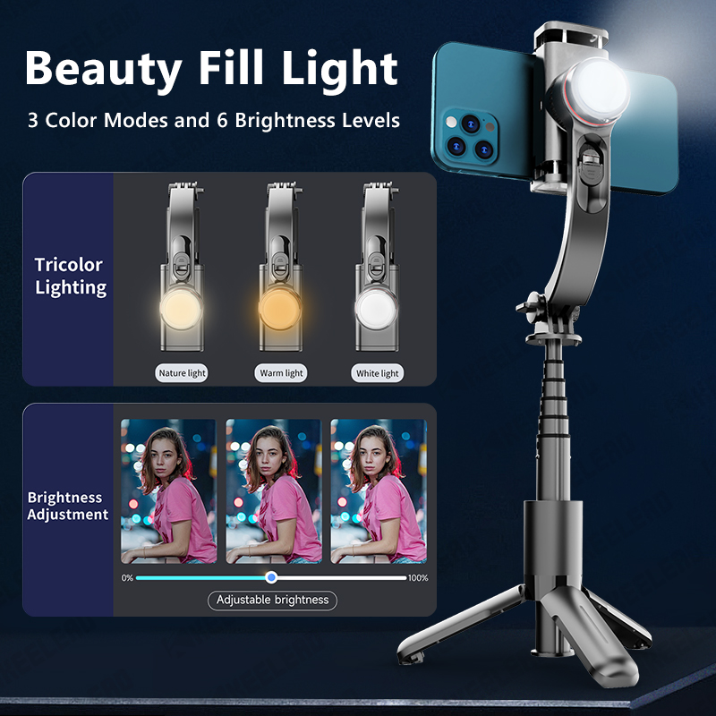 TOKQI Gimbal Stabilizer Anti-S - Auto Tracking Tripod recension och pris