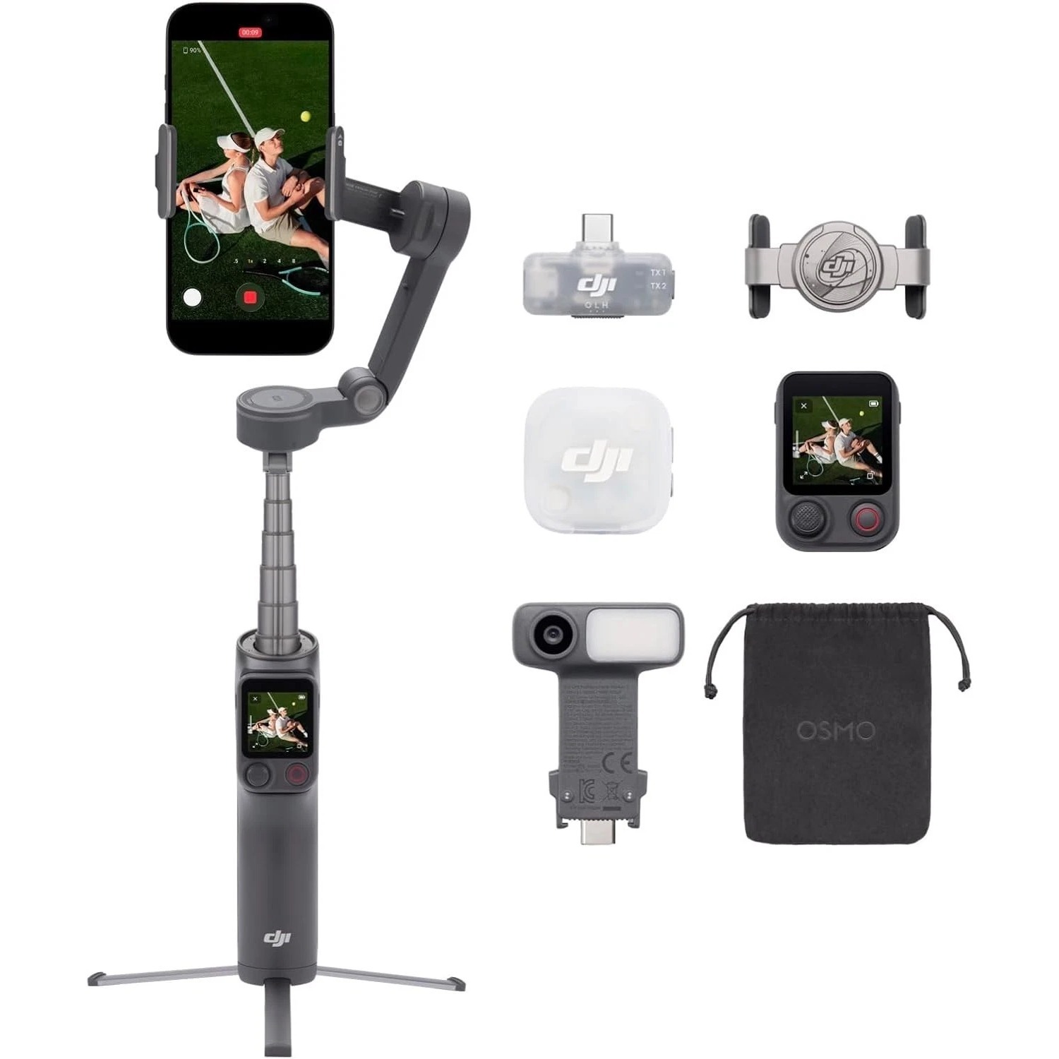 DJI Osmo Mobile 8P Creator Com - Auto Tracking Tripod recension och pris