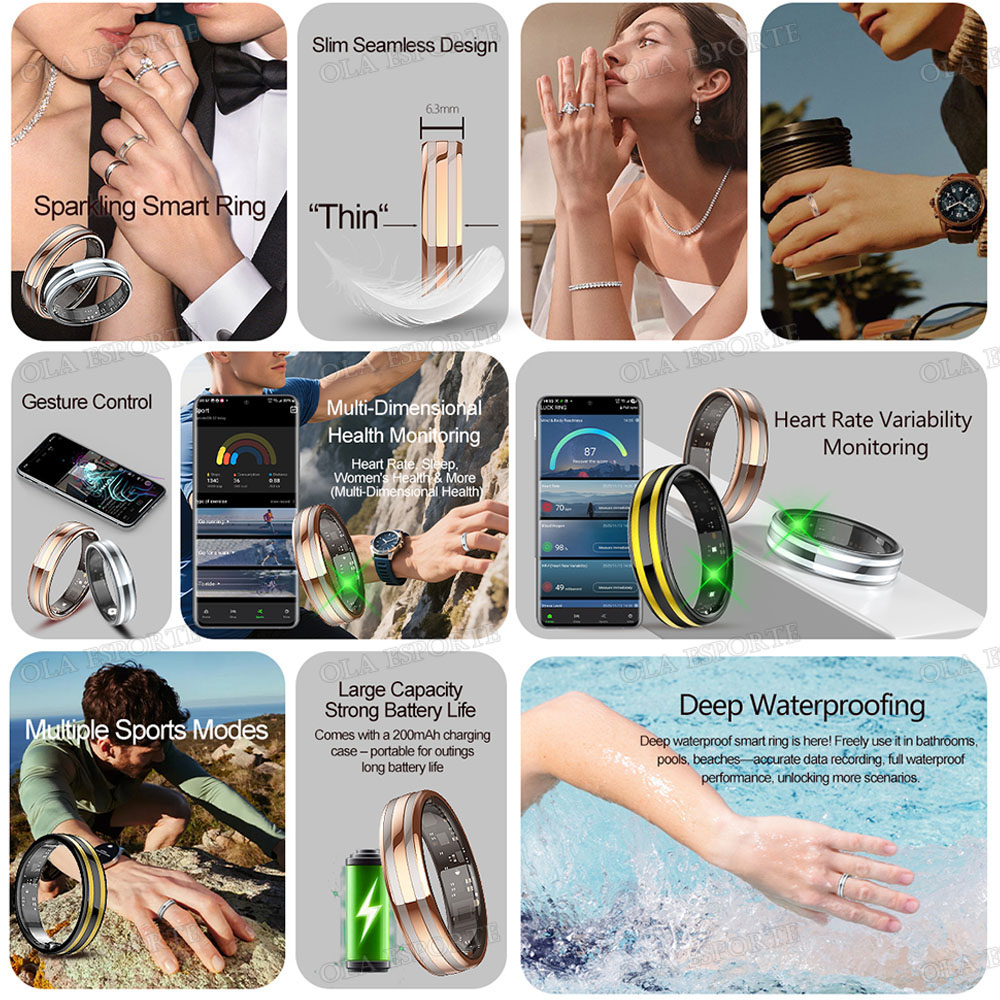 Gesture Sensing Smart Ring Out - Smart Ring Health recension och pris