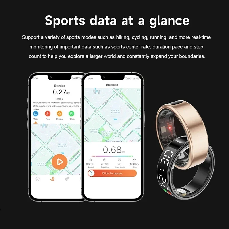 SR08 Smart Ring For Men Women  - Smart Ring Health recension och pris