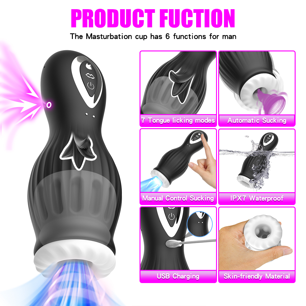 Automatic Sucking Tongue Licki - Electronics Gadgets For Women recension och pris