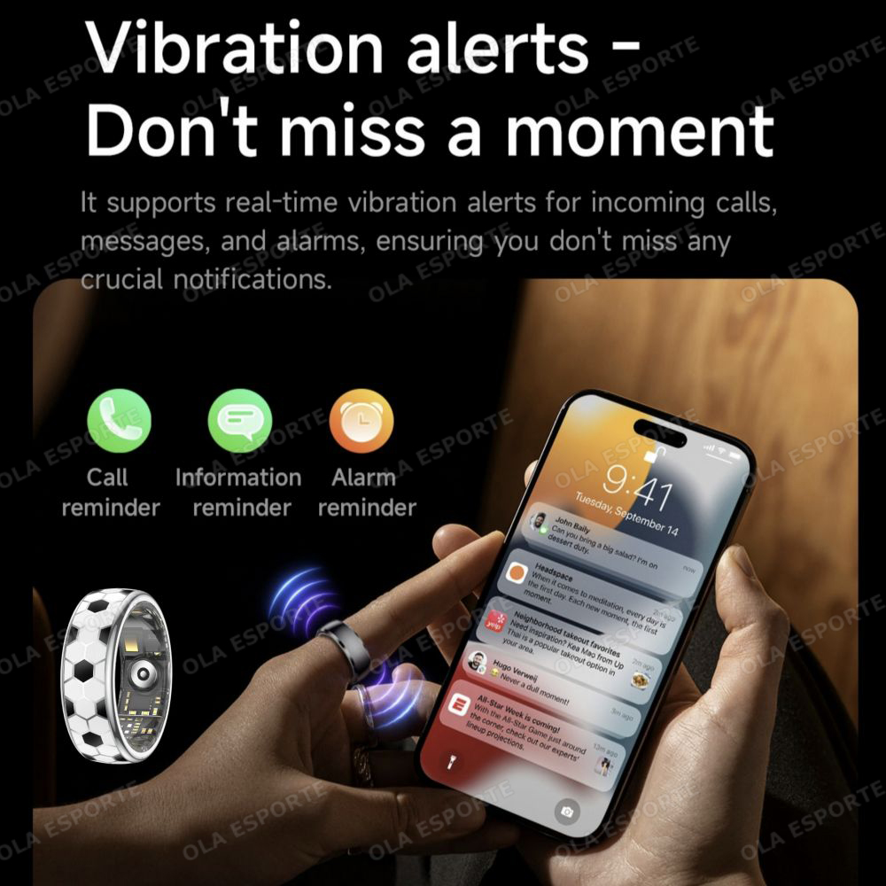 NEW Vibration Alerts Smart Rin - Smart Ring Health recension och pris