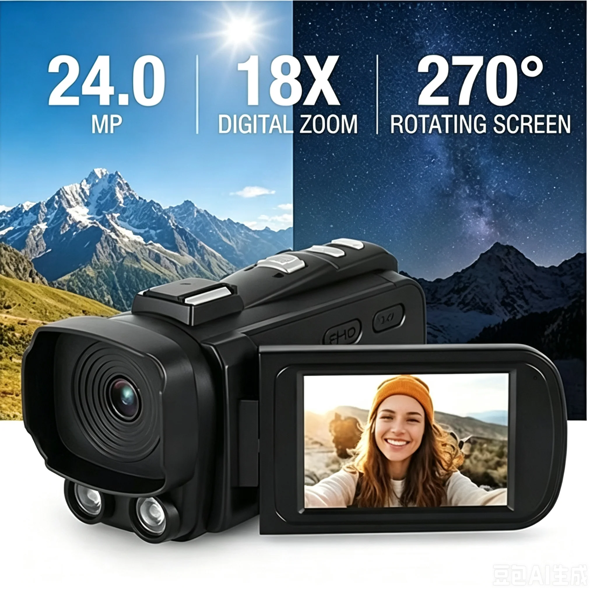 1080P Full HD Digital Camera V - Electronics Home Gadgets recension och pris