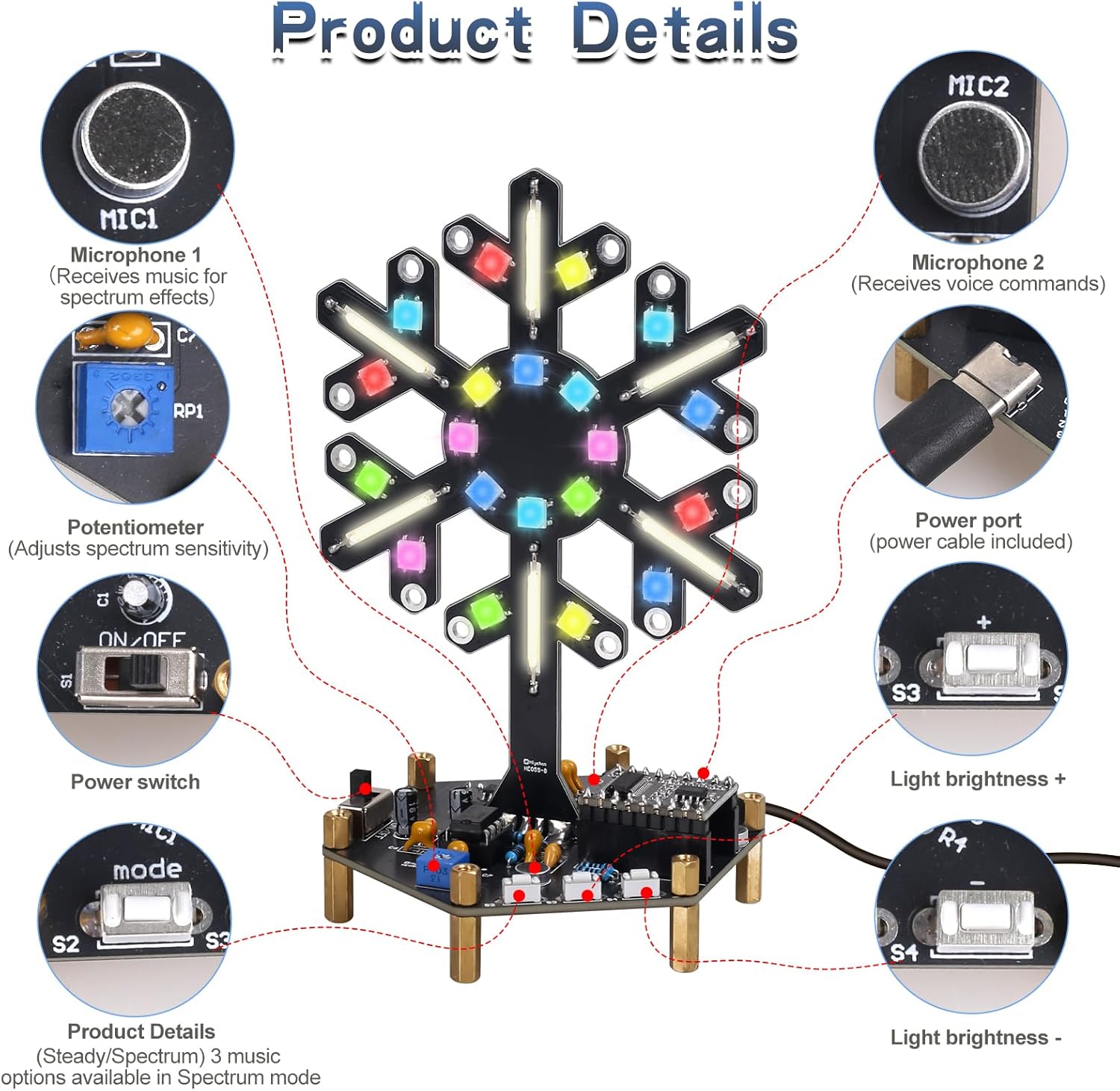 Voice Control Spectrum Light S - Electronics Home Gadgets recension och pris