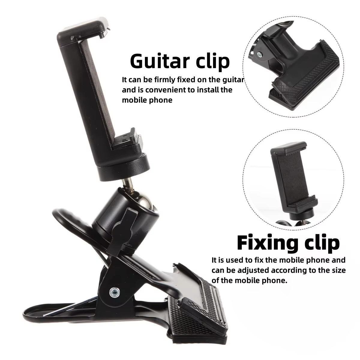 Miwayer Guitar Head Clip Mobil - Auto Tracking Tripod recension och pris